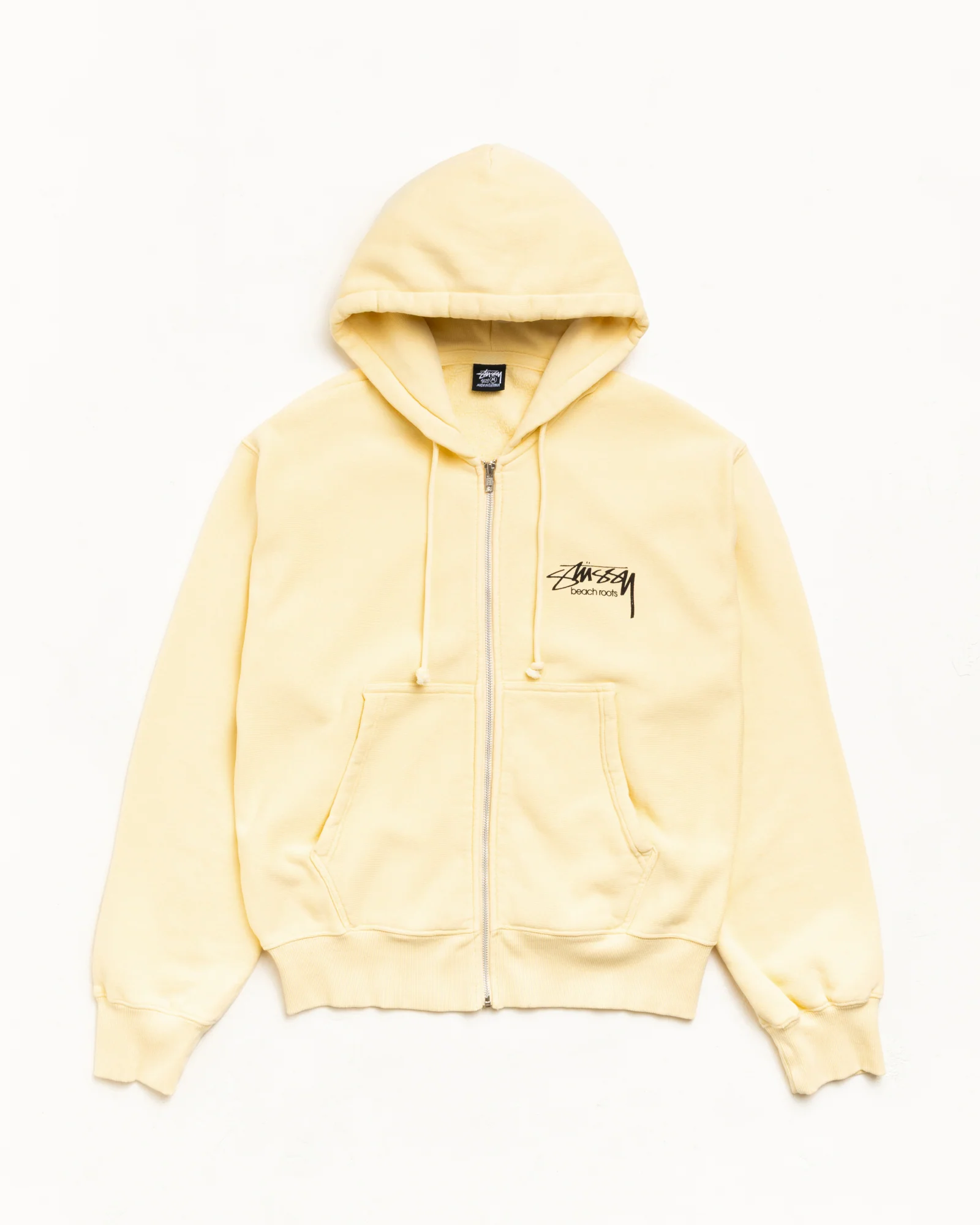 BEACH ROOTS ZIP HOODIE GARMENT DYED